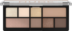 Catrice Pure Nude Eyeshadow Palette open with eight shades for versatile looks