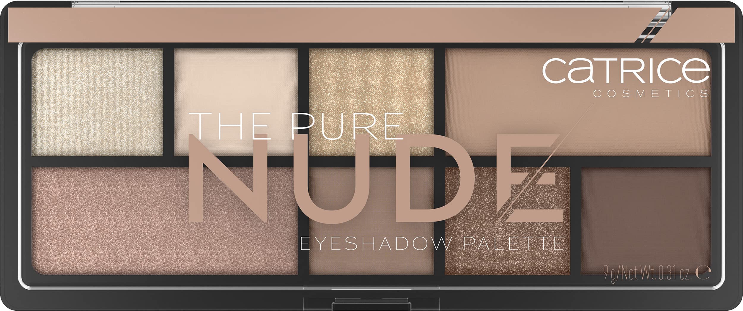 Catrice Pure Nude palette swatches in matte finishes for daily wear