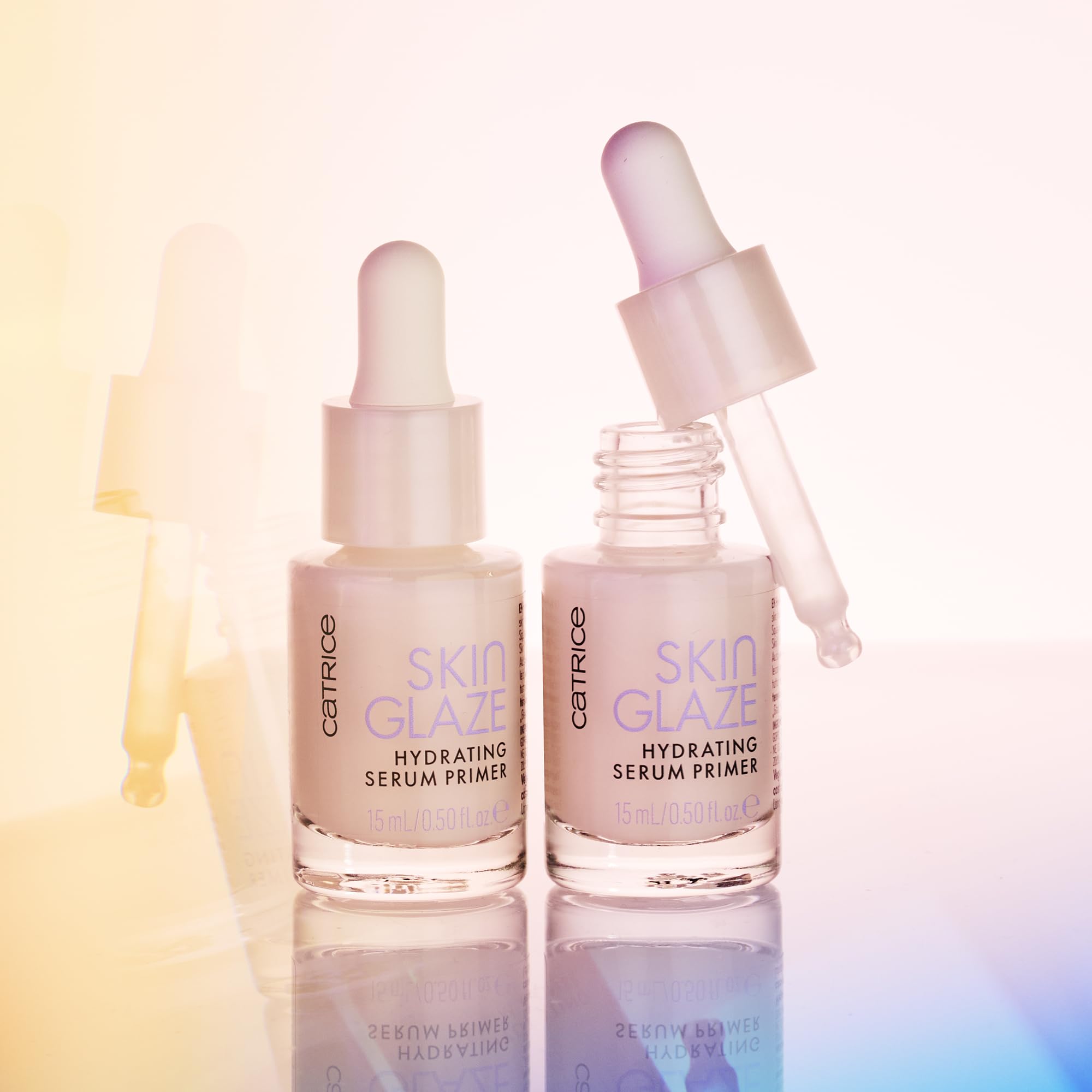 Catrice Skin Glaze under makeup creates radiant base and extended wear.