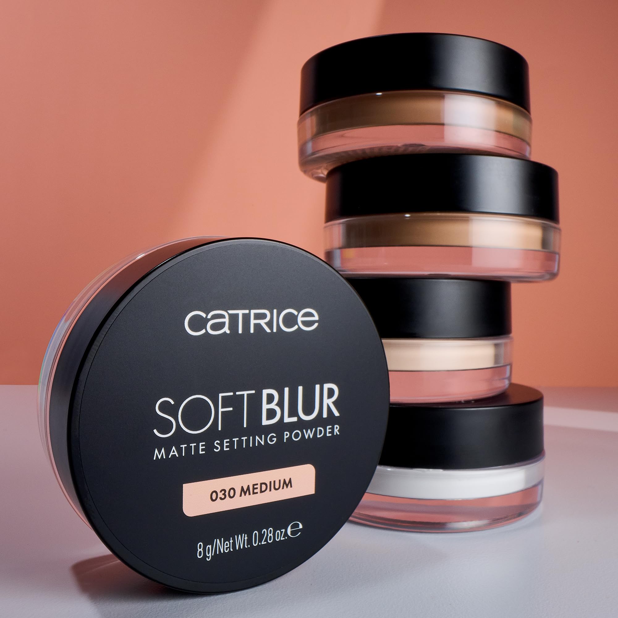 Catrice Soft Blur porcelain shade swatch shows light, natural finish.