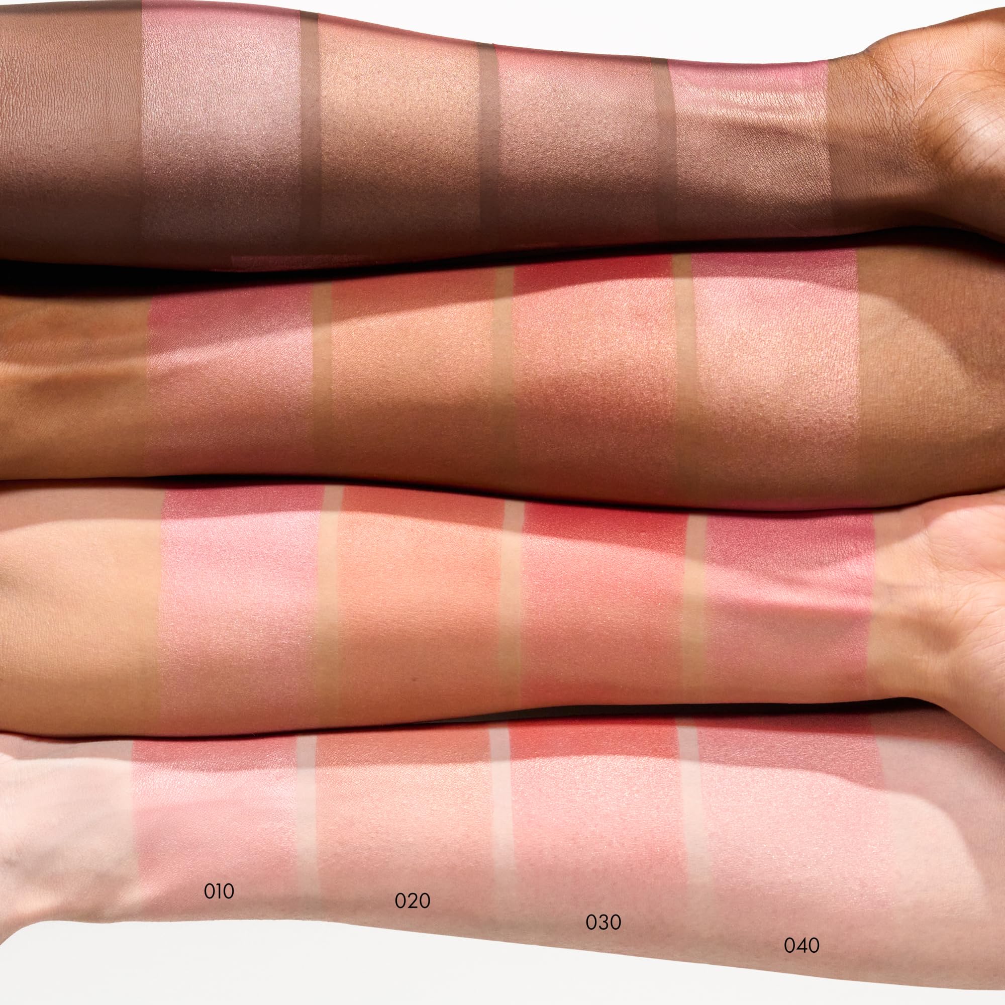 Close-up of compact and baked texture for velvety-smooth finish