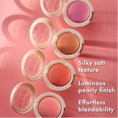 Catrice Midnight Berry blush on the cheek for soft, lasting luminosity