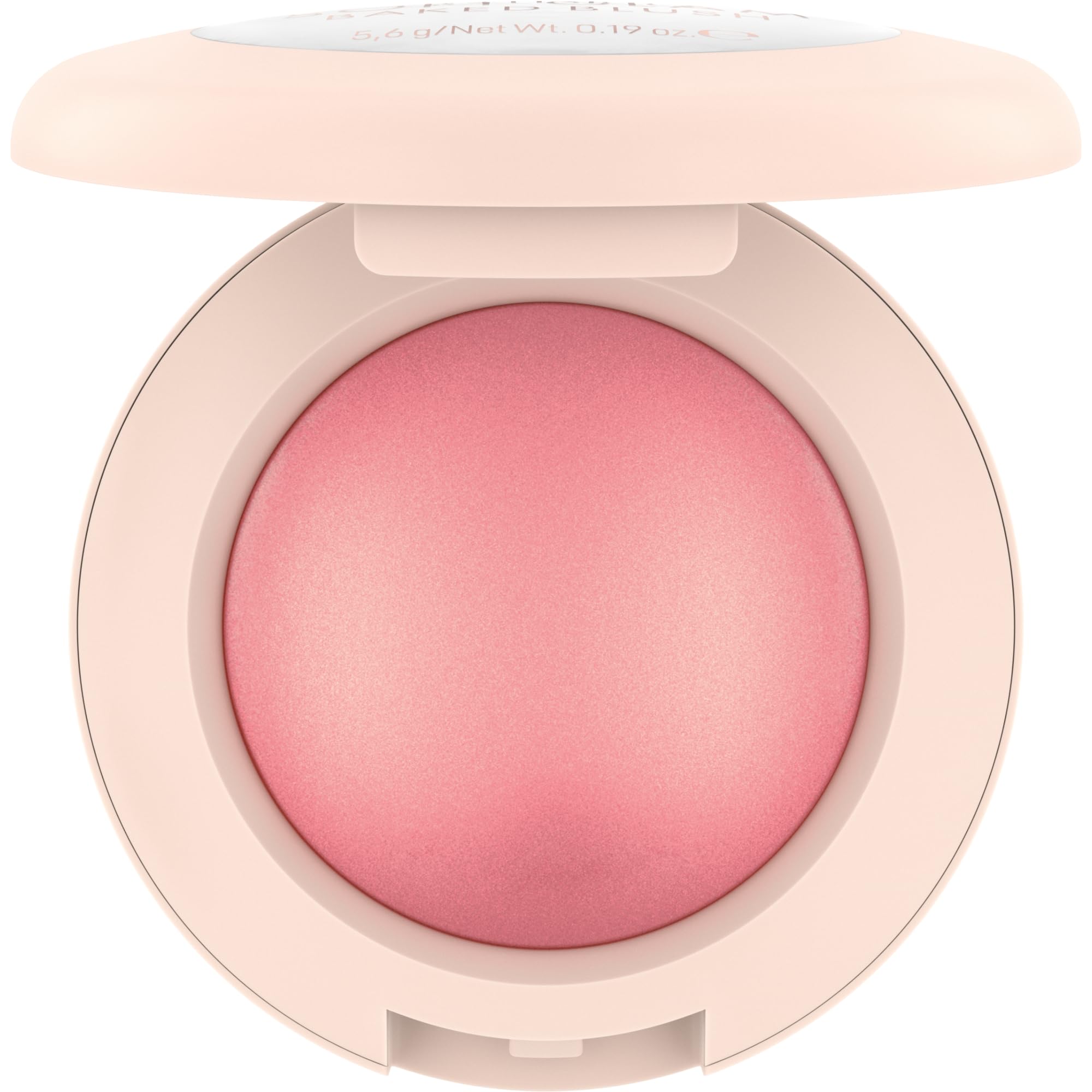 Catrice Soft Glam Baked Blush Midnight Berry swatch shows buildable color