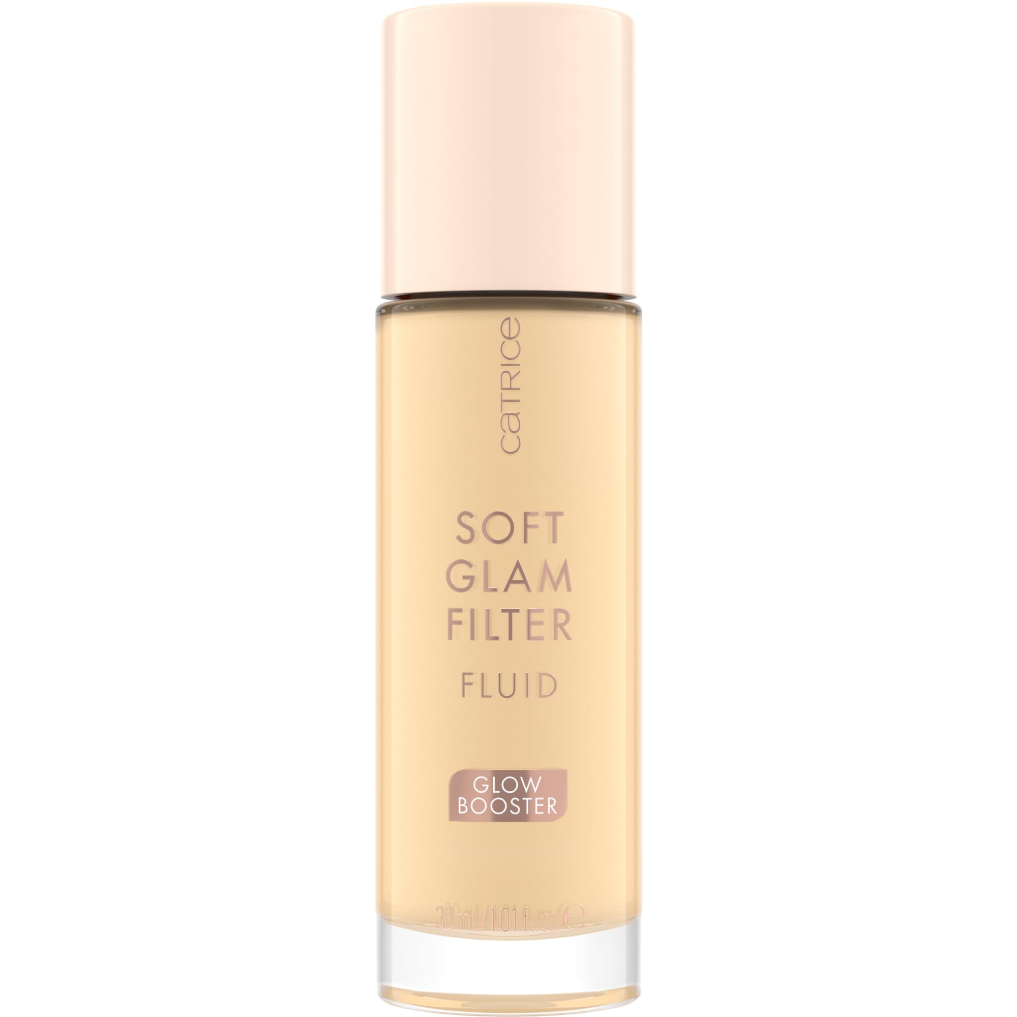 Catrice Soft Glam Filter Fluid swatches show luminous base options.
