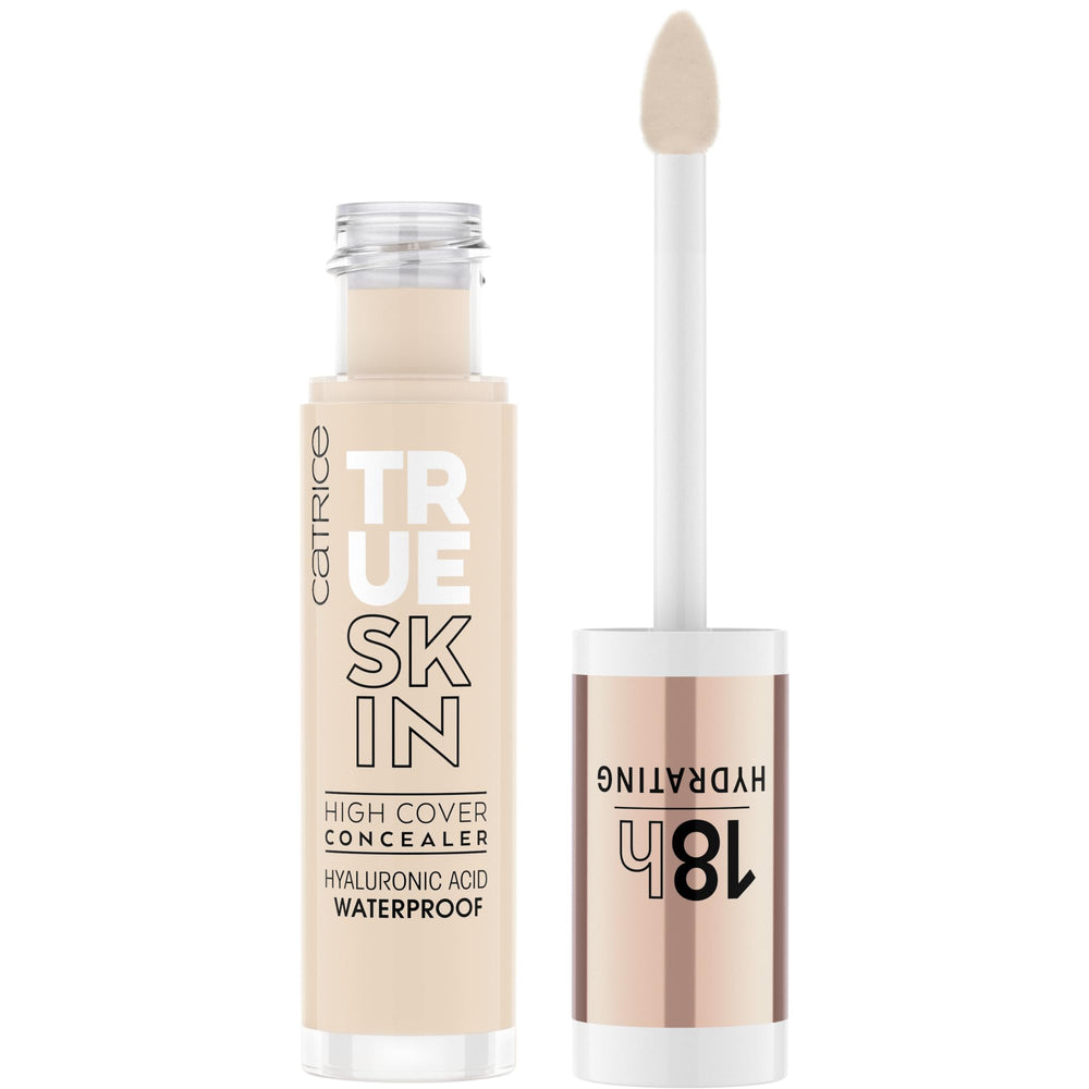 Catrice True Skin High Cover Concealer 002 Neutral Ivory packshot shows shade and sleek packaging