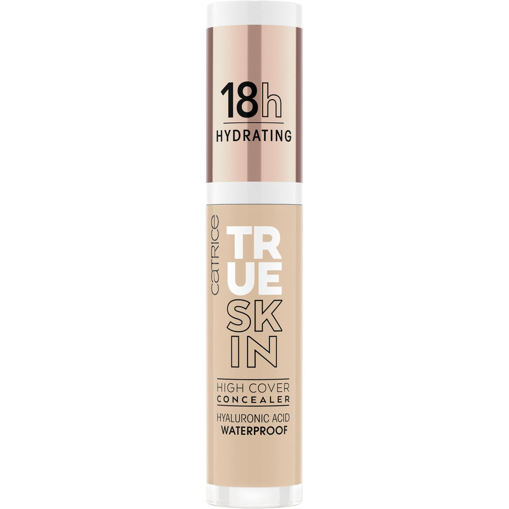 Catrice True Skin High Cover Concealer texture swatch reveals creamy, high-coverage formula.