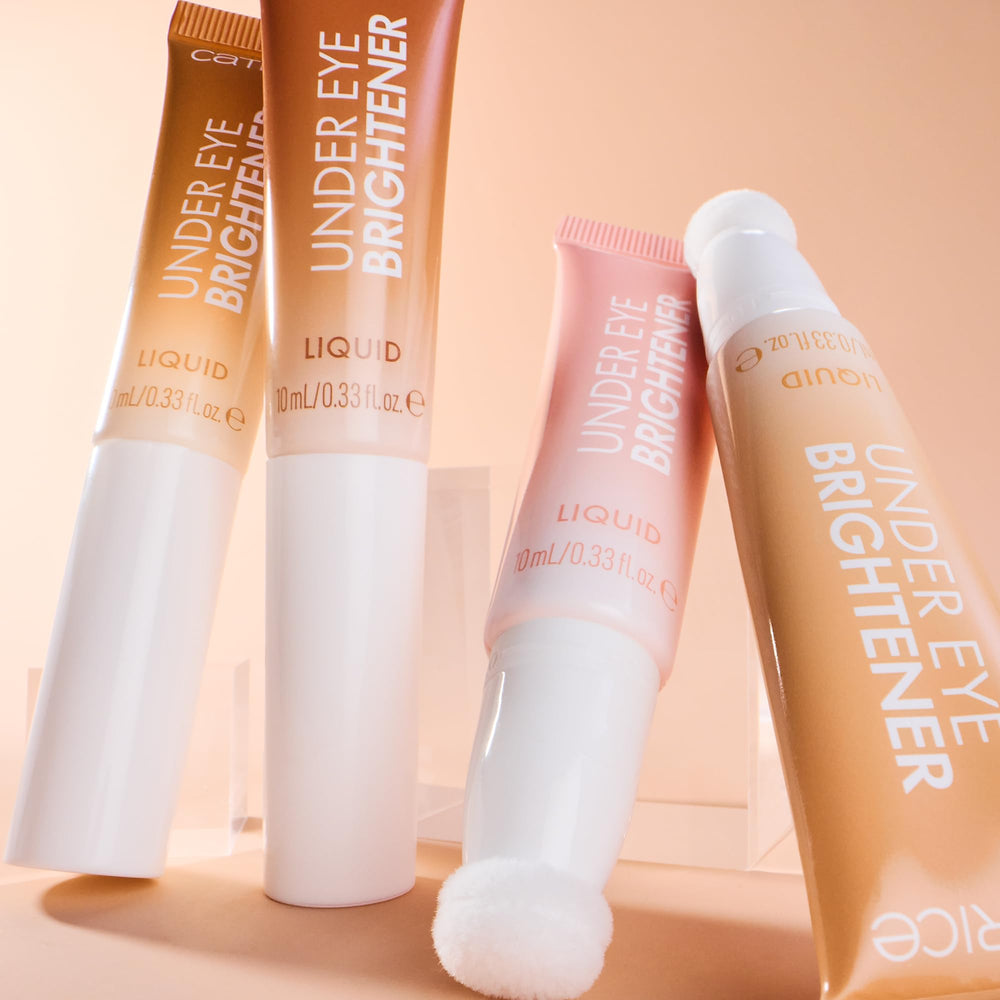 Catrice sheer-glow finish for a refreshed, awake look.