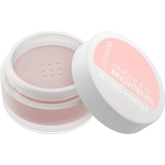 Catrice Under Eye Brightener Setting Powder swatch for a bright, smooth under-eye glow.