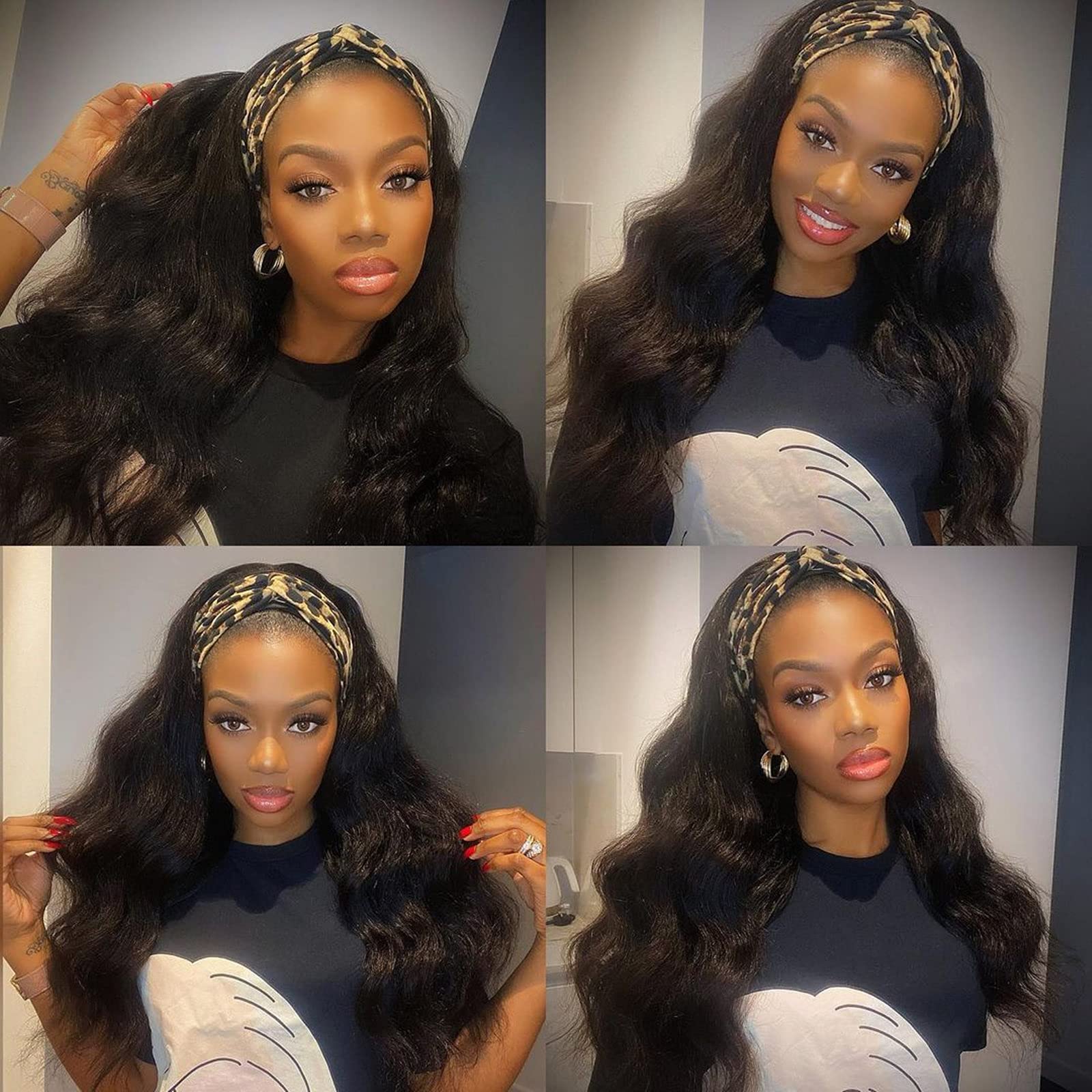 catti headband wig dye-friendly natural color can be dyed