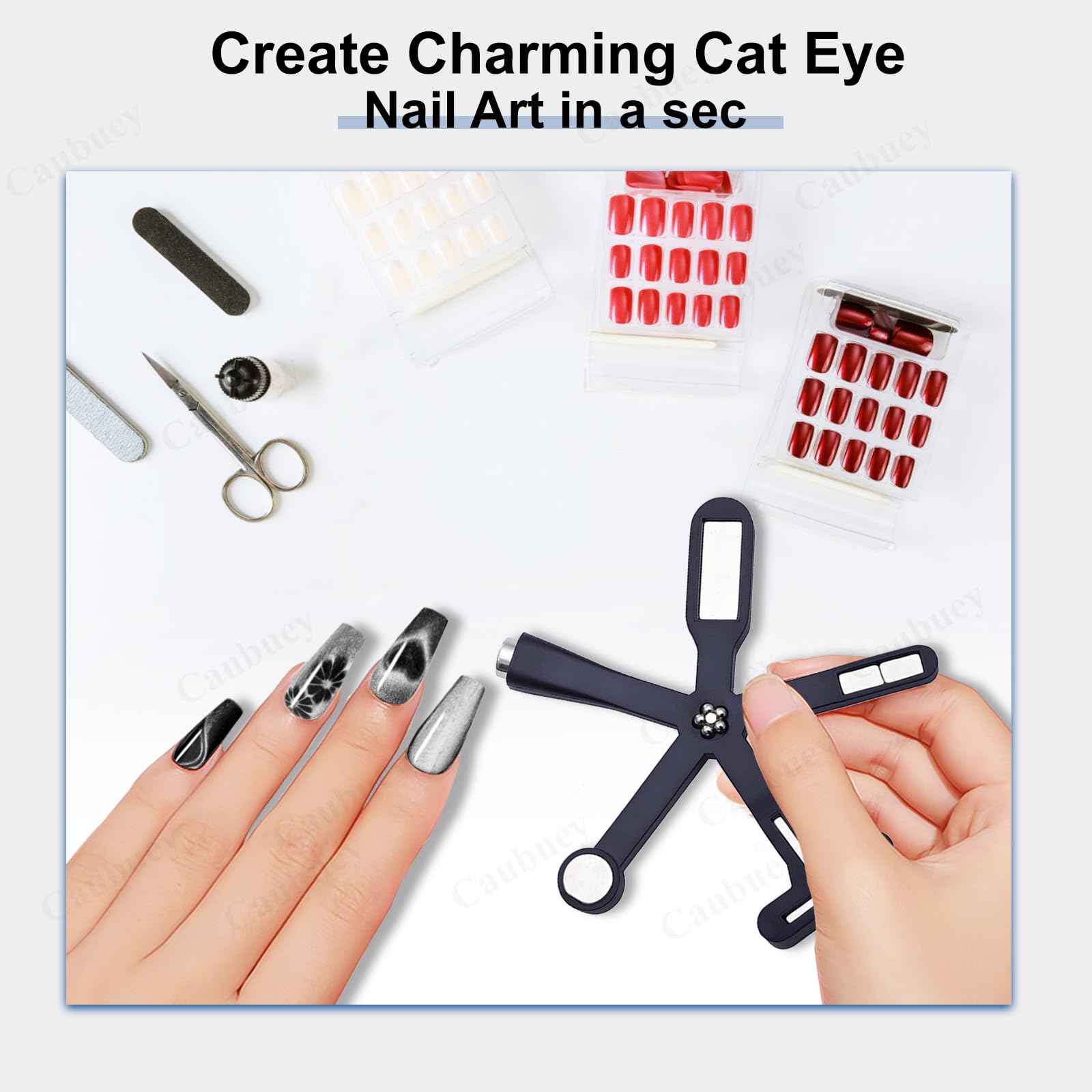 Caubuey silicone protective case safeguarding the magnet during transport