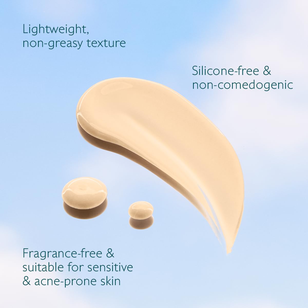 Caudalie Vinosun Protect texture close-up, lightweight non-greasy finish