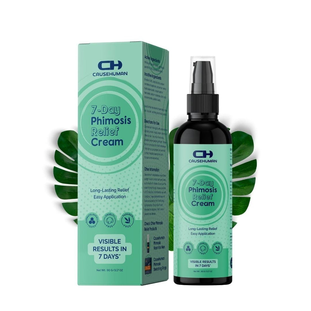 Cause Human 7-Day Phimosis Cream tube for easy at-home application