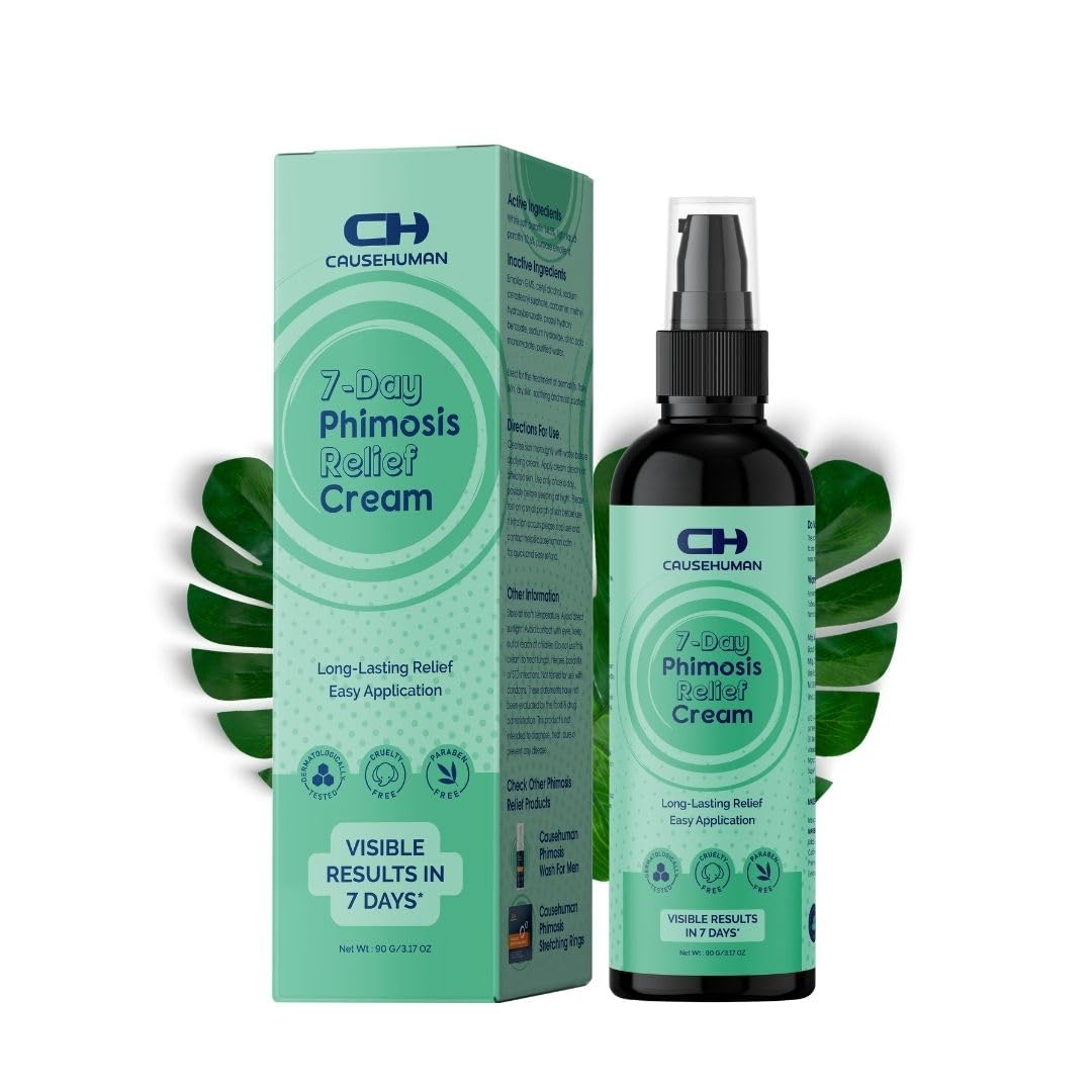 Cause Human 7-Day Phimosis Cream tube for easy at-home application