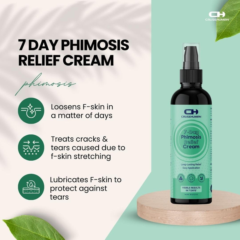 Cause Human natural ingredients label highlighting gentle care