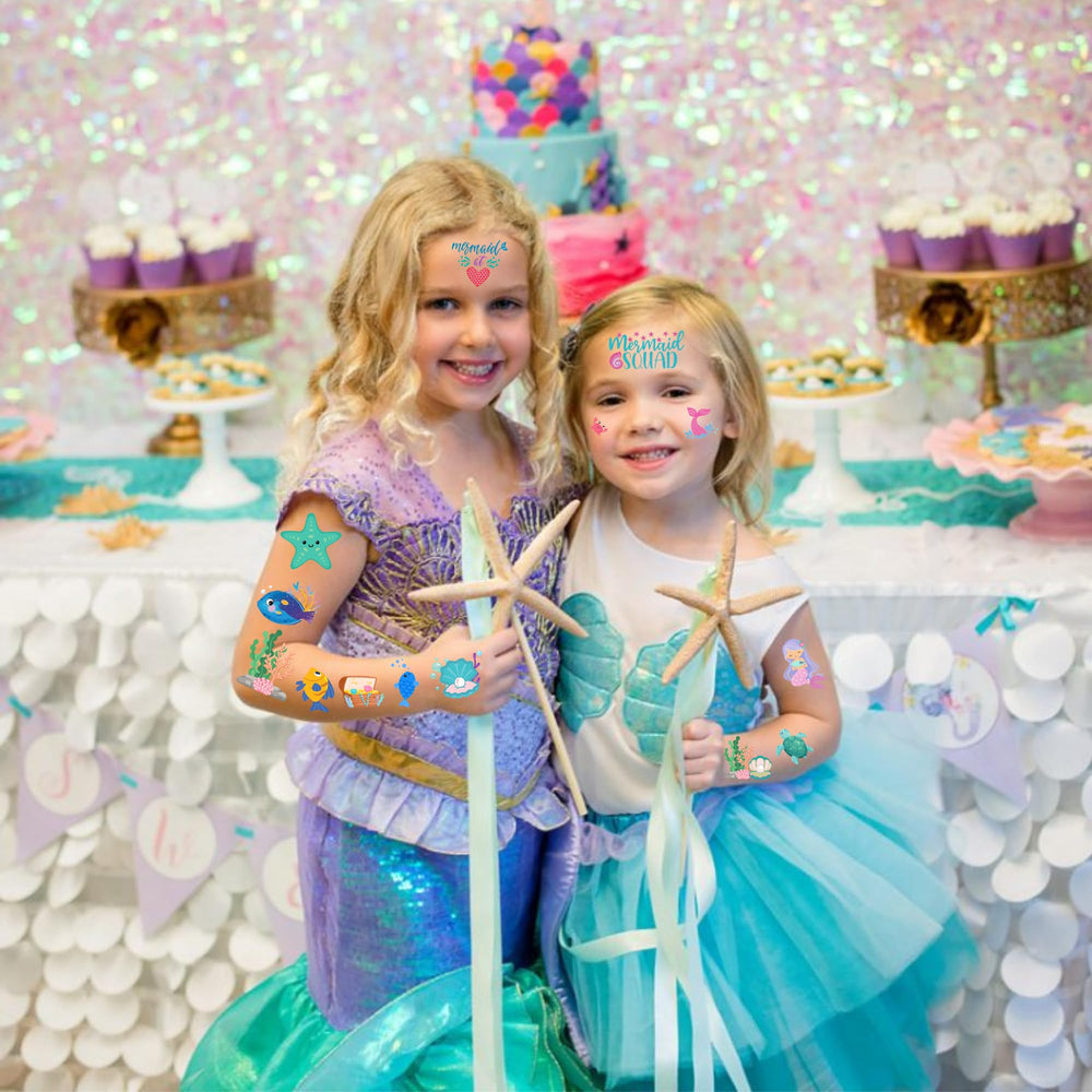 CAVALATAT easy-apply mermaid tattoos for kids in seconds.