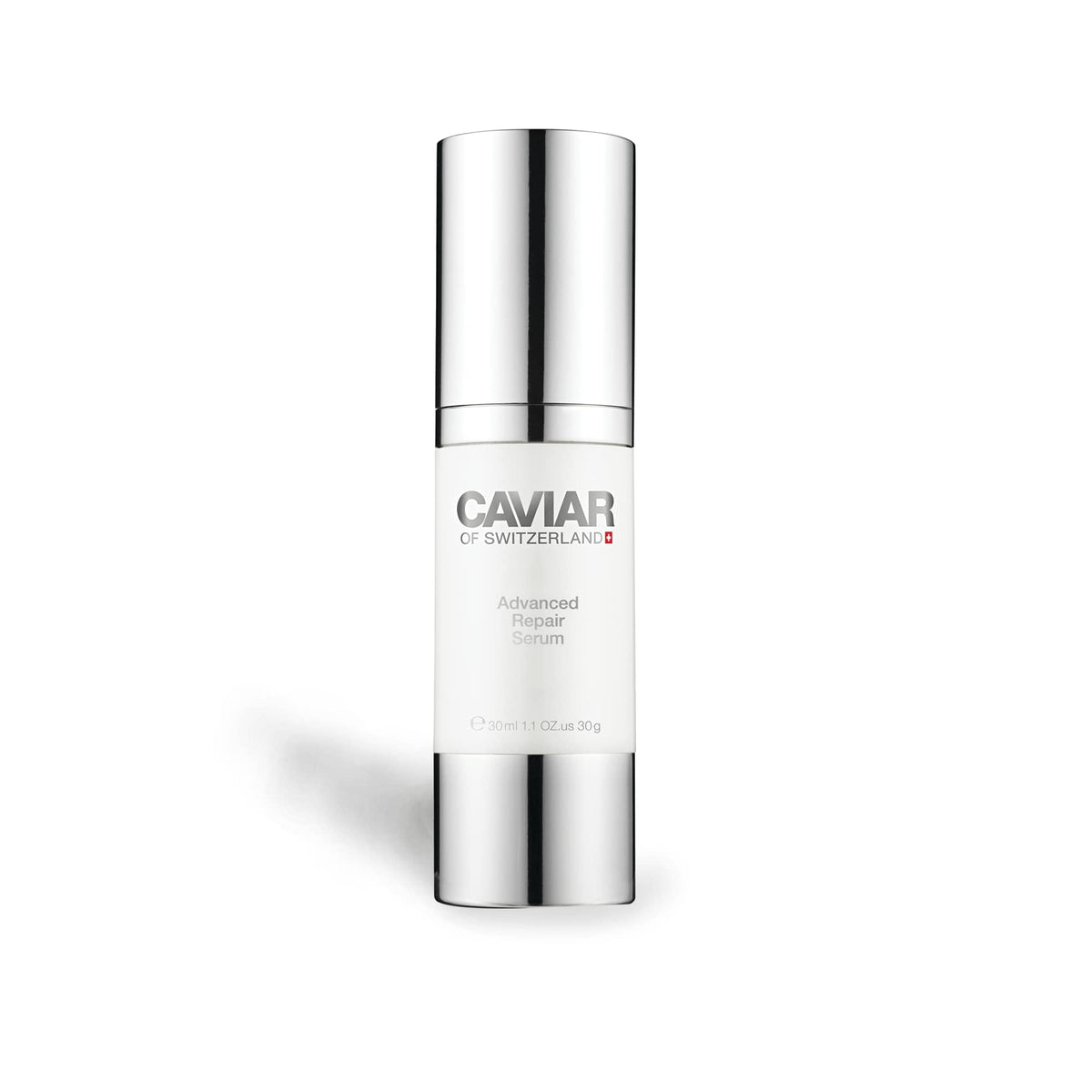 Caviar of Switzerland Hydrating Extract Serum bottle showing a refreshed look