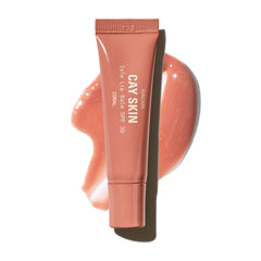 Cay Skin Isle Lip Balm SPF 30 gloss adds high shine for all skin tones