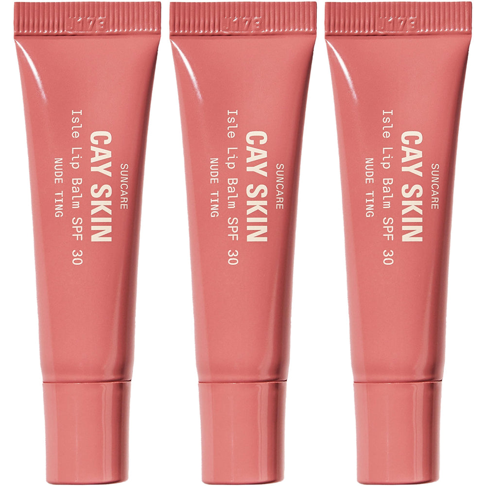Cay Skin Isle Lip Balm SPF 30 with high shine and sun protection