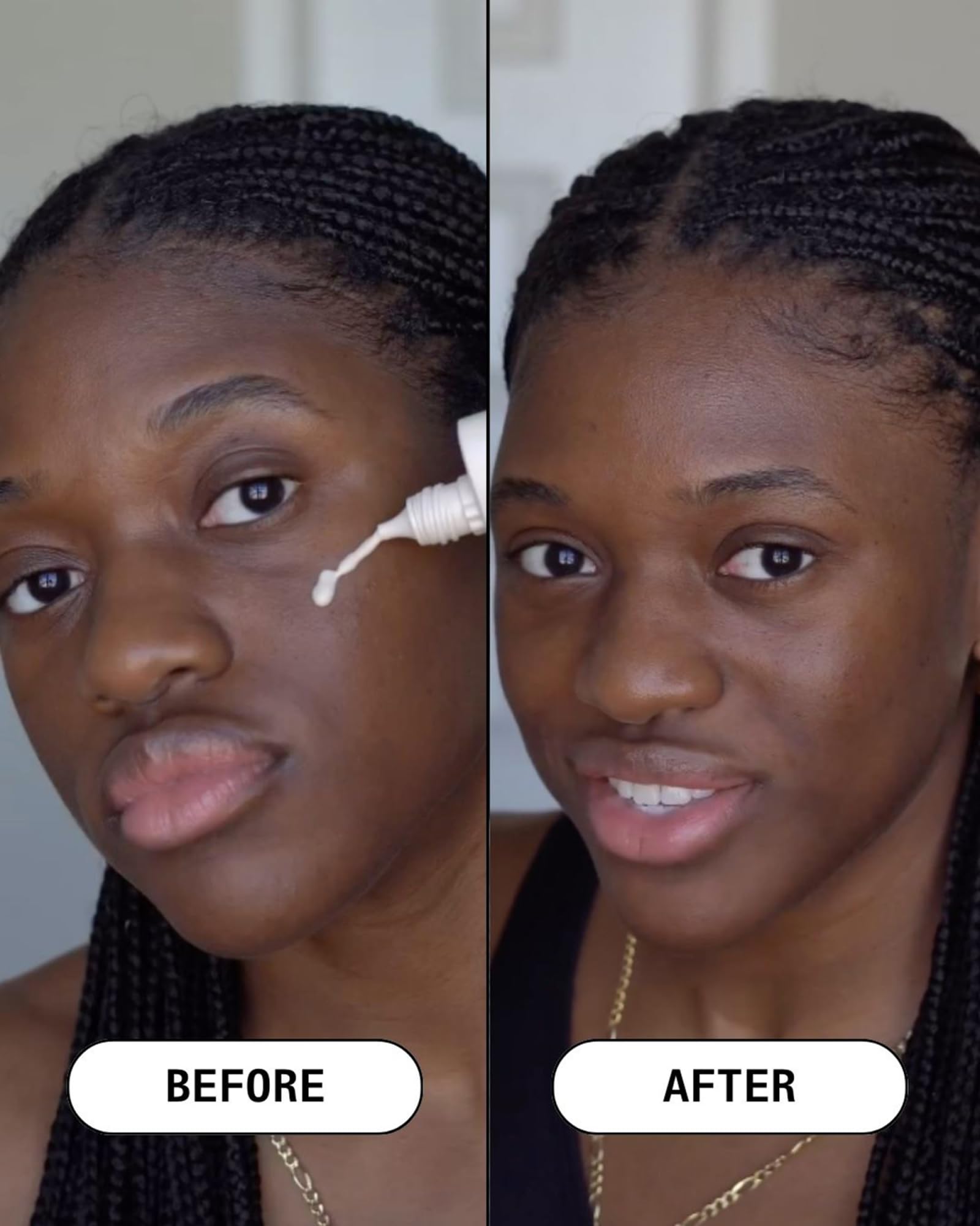 Moisturizing finish suitable for all skin types and routines