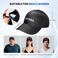 Adjustable fit with breathable fabric ensures comfortable wear