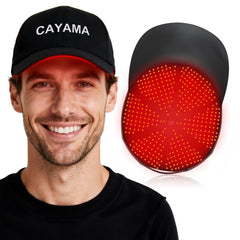 CAYAMA Red Light Hair Growth Cap for the frontal hairline supports consistent thinning-area sessions