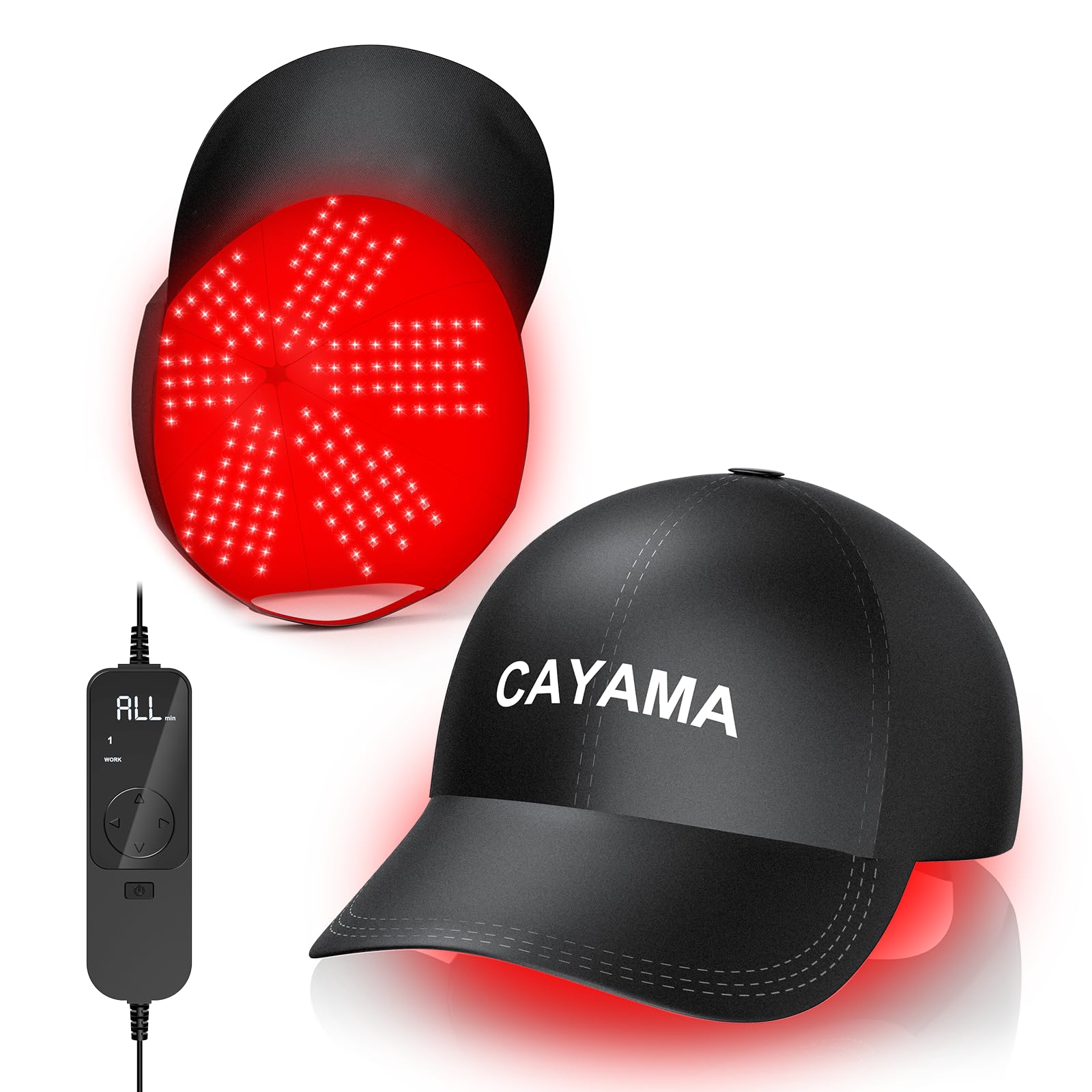 CAYAMA Red Light Hair Growth Cap At Home Therapy With Adjustable Fit cayama-red-light-hair-growth-cap-at-home-therapy-with-adjustable-fit