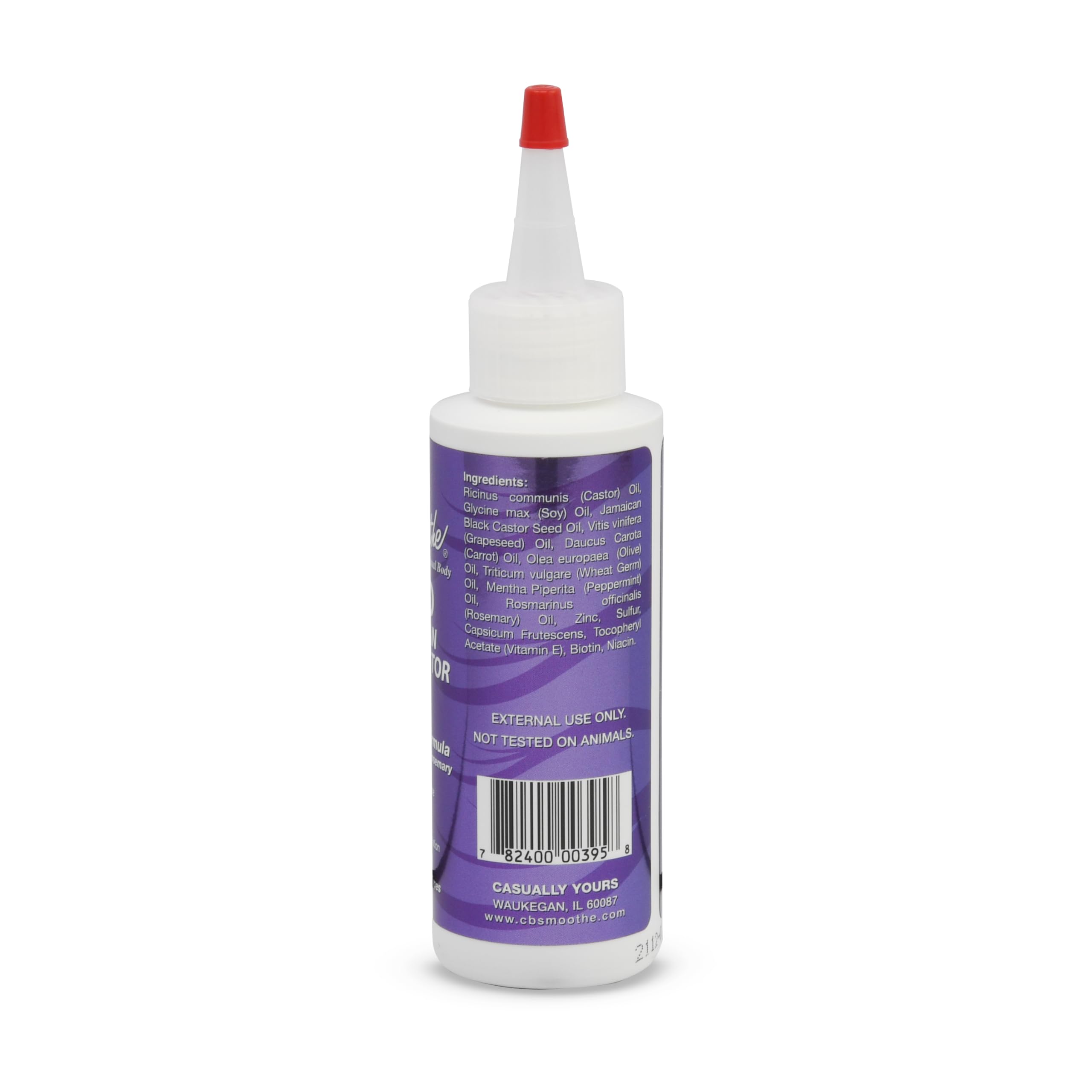 CB SMOOTHE amber bottle closeup signals premium packaging and durability.
