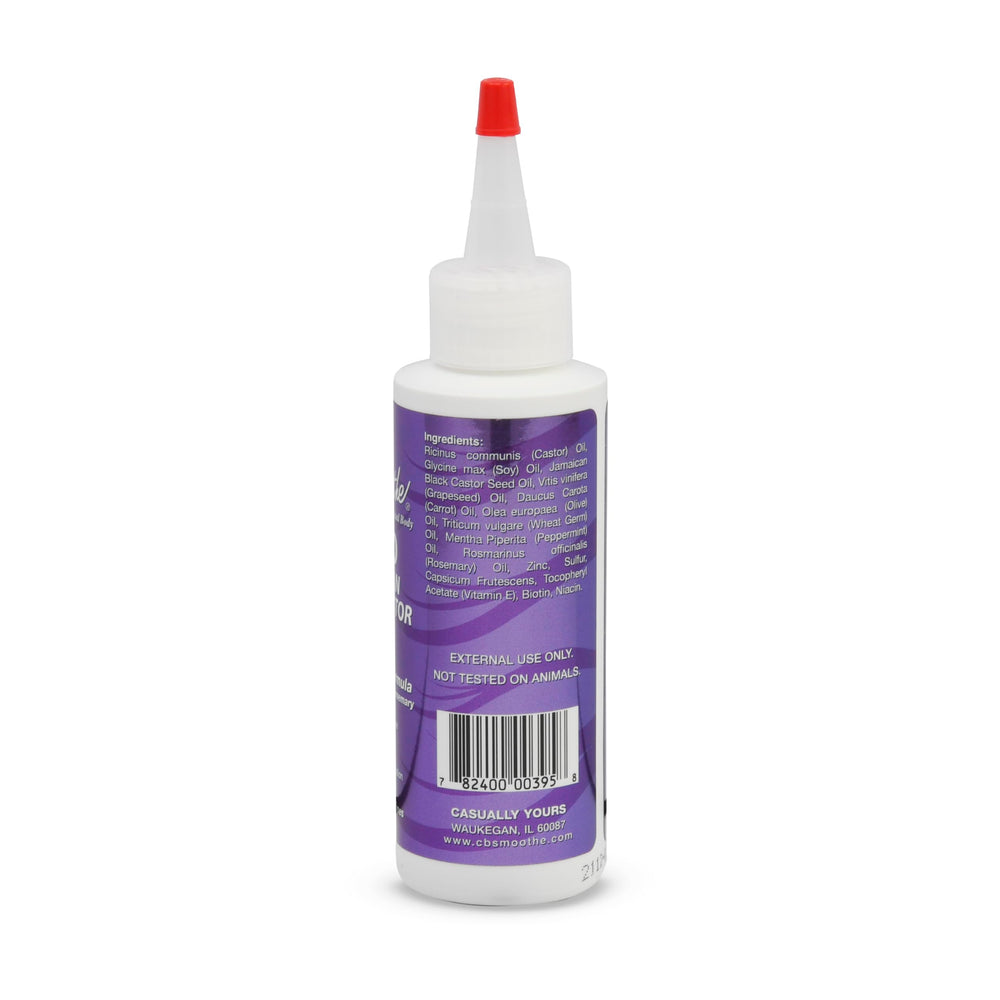 CB SMOOTHE amber bottle closeup signals premium packaging and durability.