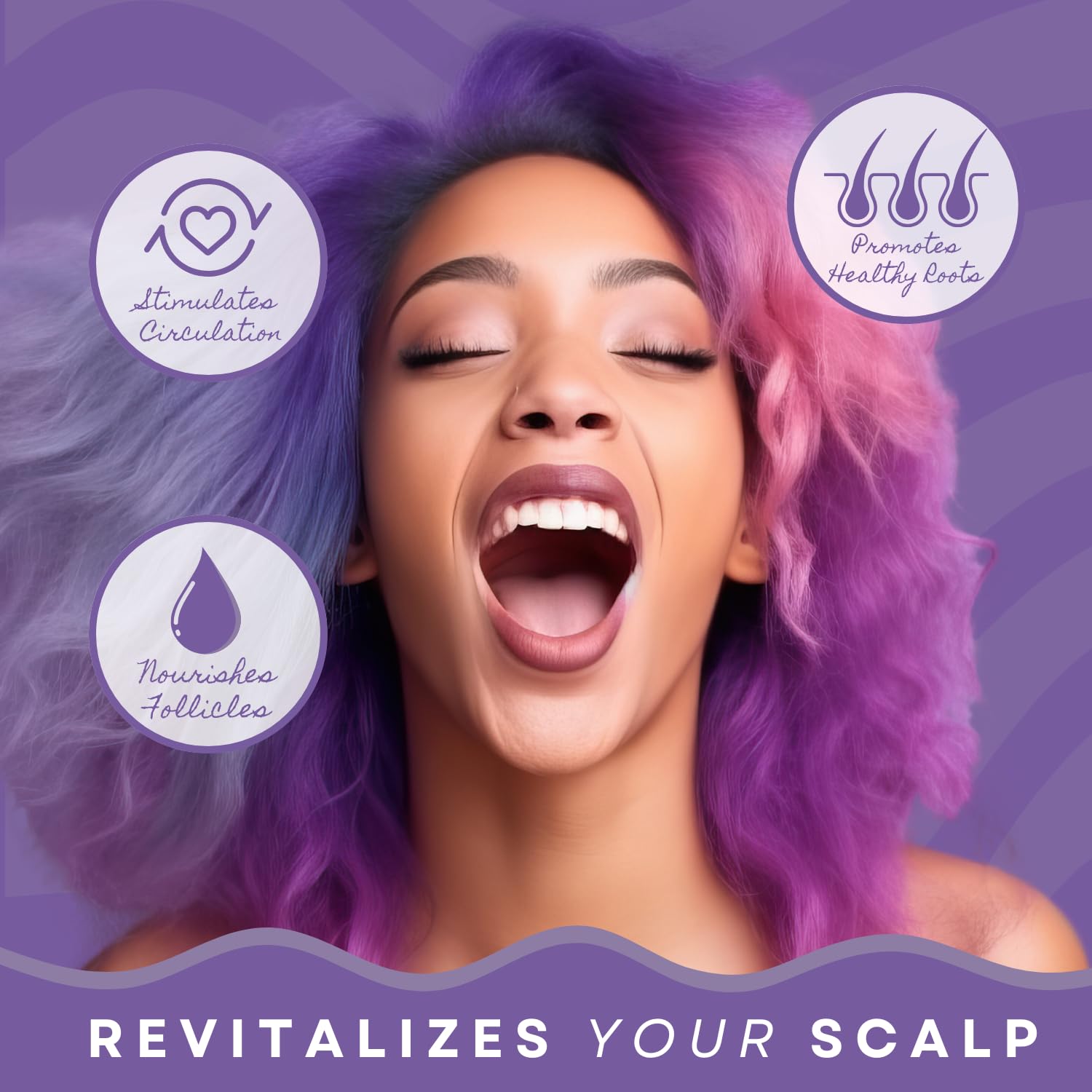 CB SMOOTHE pour shot highlights easy application and non-greasy finish.