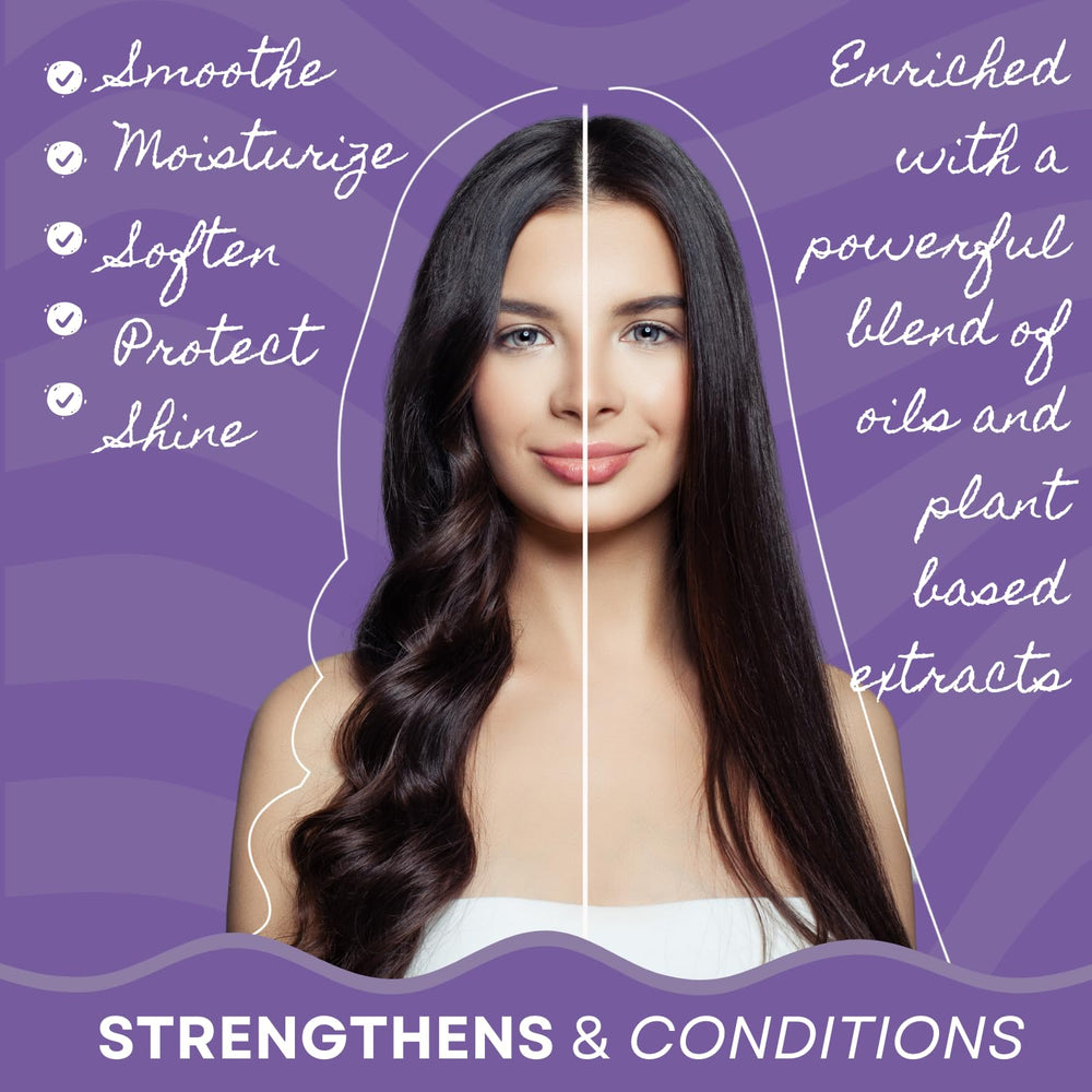 CB SMOOTHE scalp-application shot demonstrates daily-use potential on clean hair.