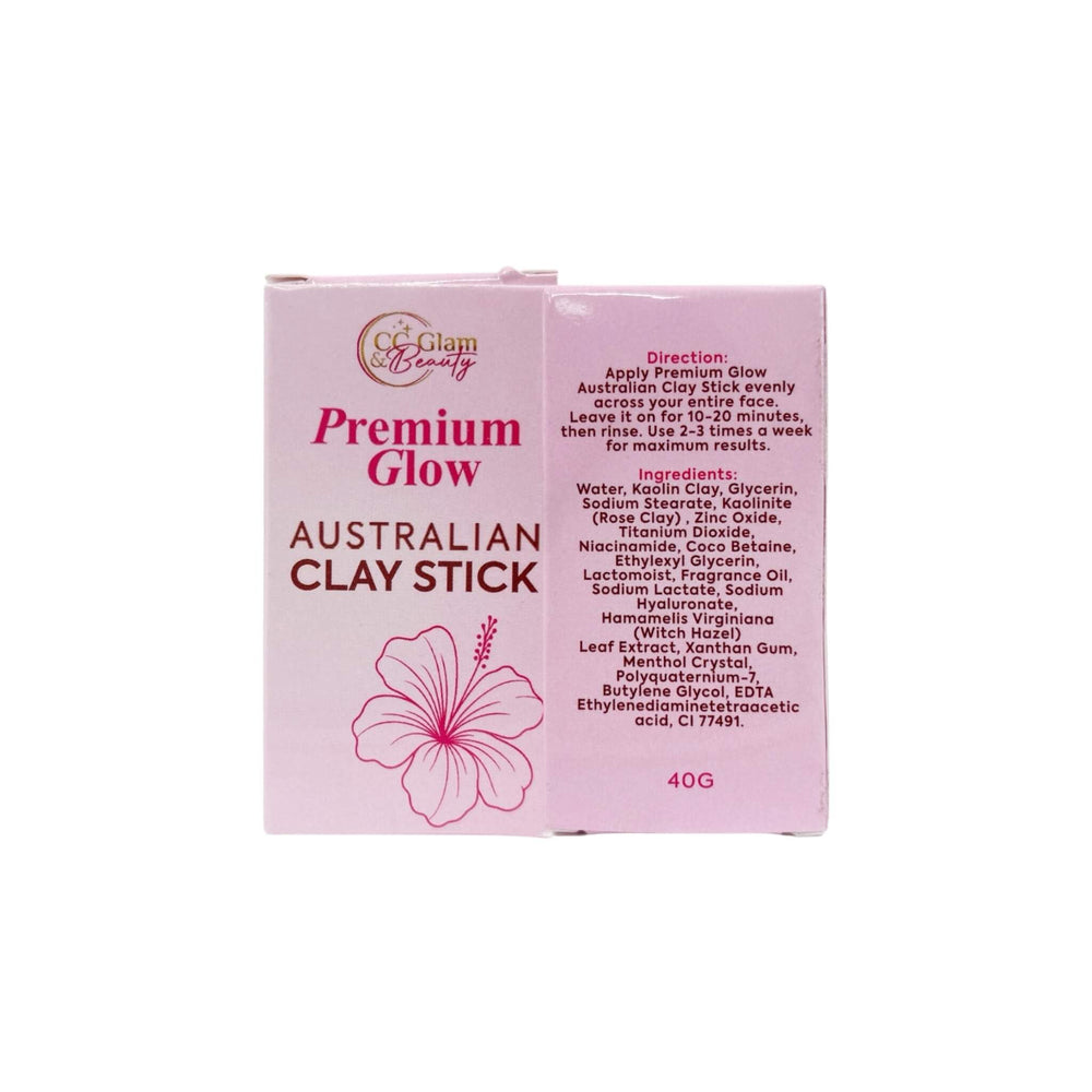 CC GLAM and Beauty Premium Glow clay stick detoxifying effects for refreshed skin.