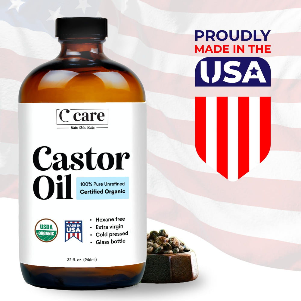 C CARE Castor Oil for lashes and brows enhances fuller-looking definition.