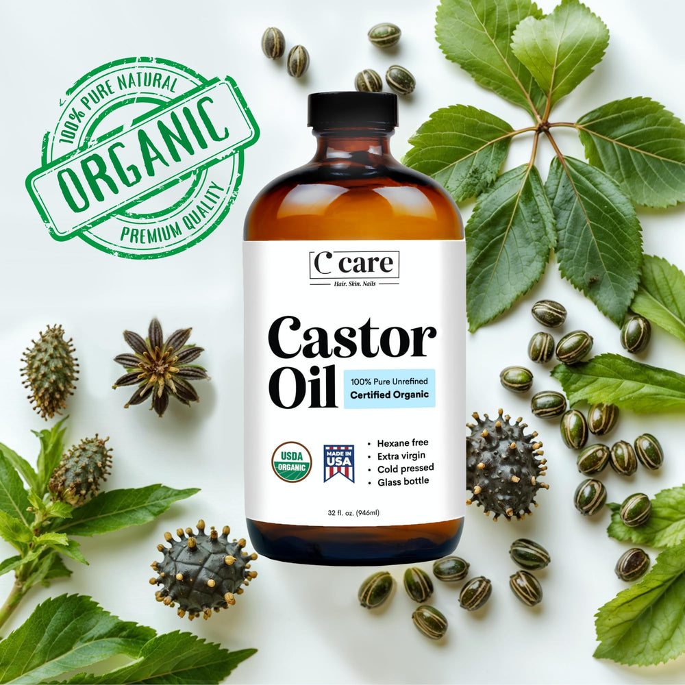 C CARE Castor Oil doubles as a makeup remover and carrier oil.