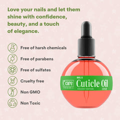 C CARE Holiday Special Cuticle Oil bottle delivers lightweight hydration.