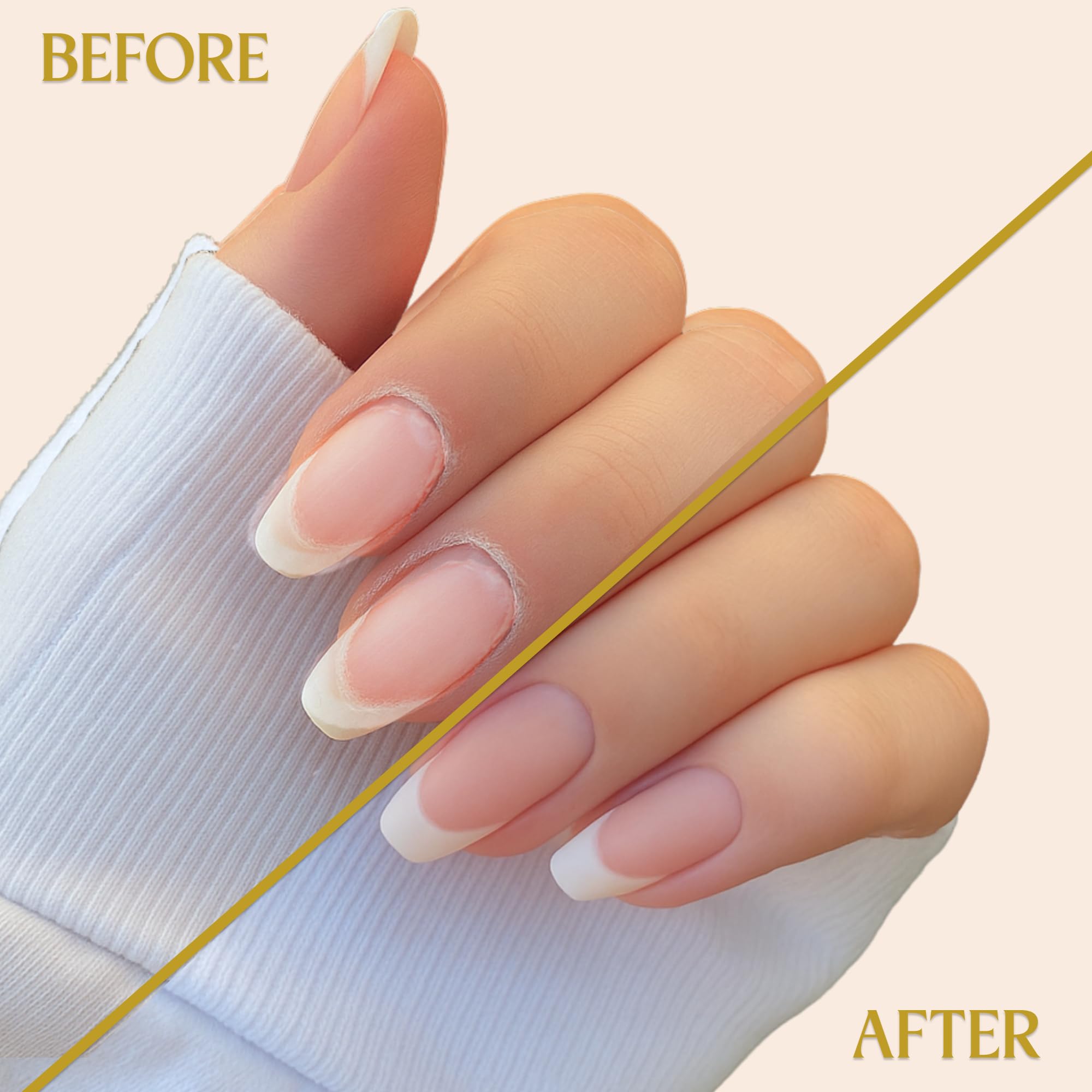 C CARE oil drops illustrate lightweight hydration around nails