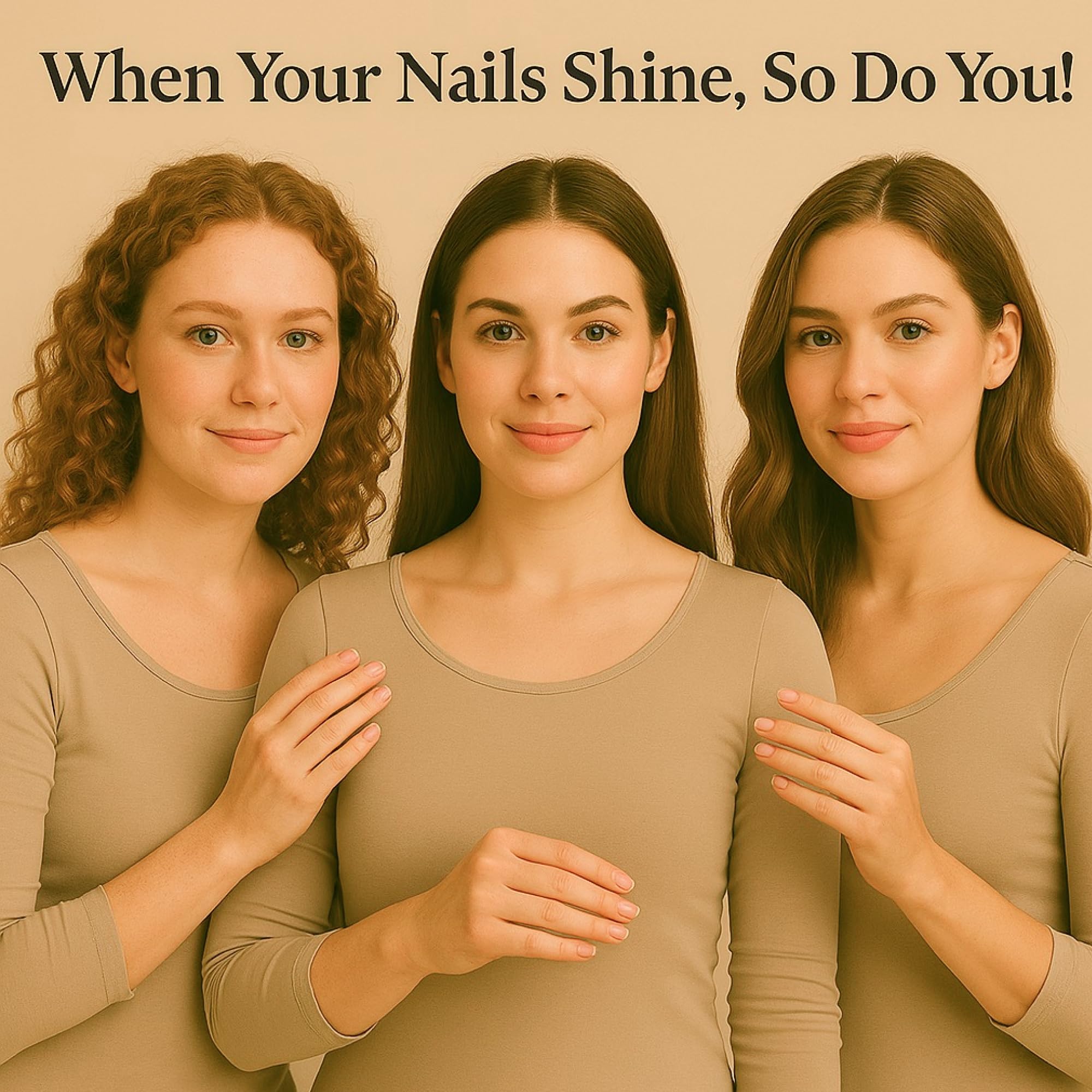 C CARE cuticle oil on finger showing precise roll-on use