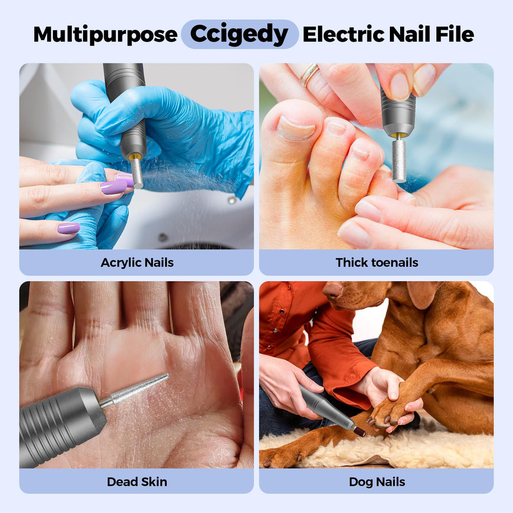 Ccigedy diamond bit for cuticle care and prep on nails