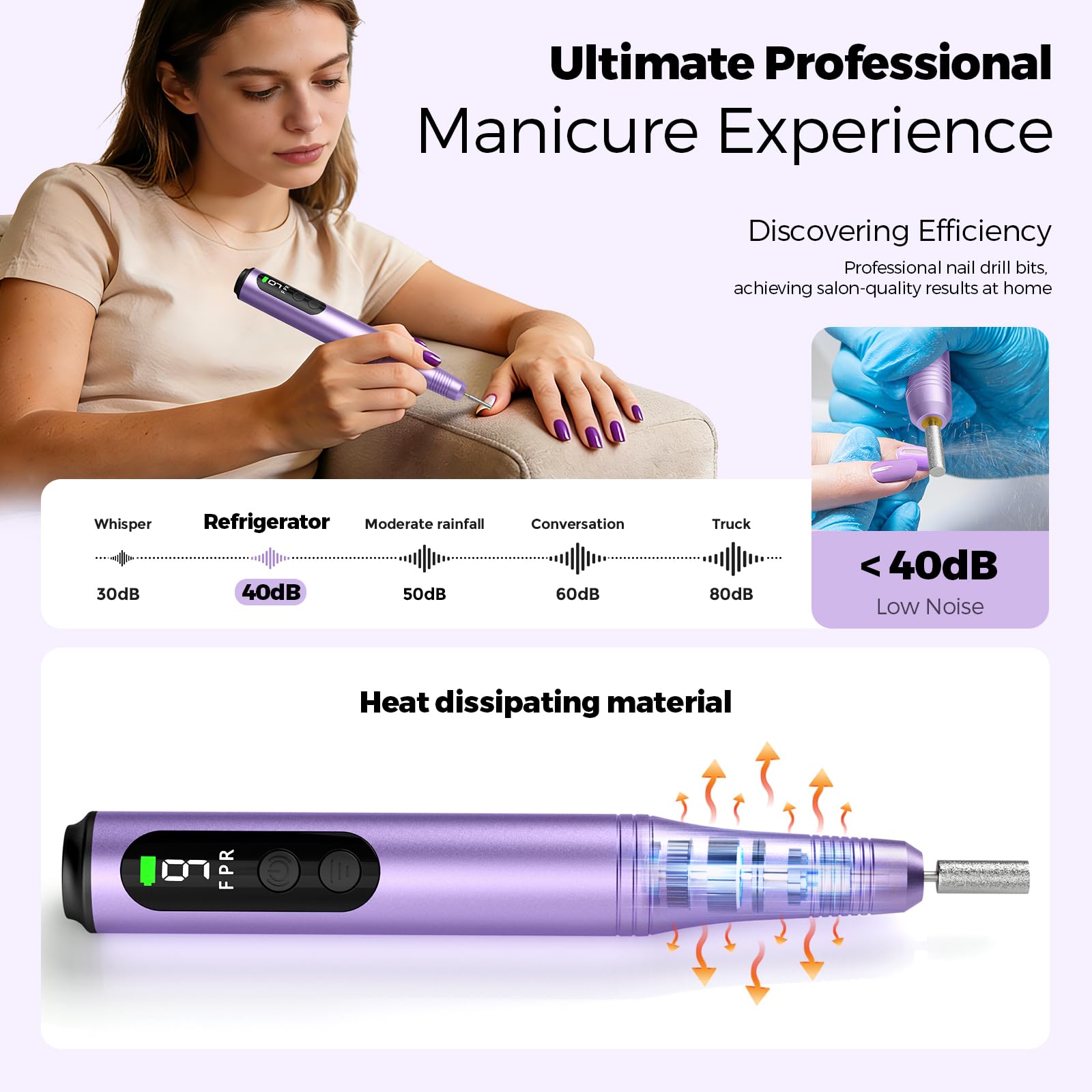 Ccigedy's quiet motor reduces noise for relaxed sessions.