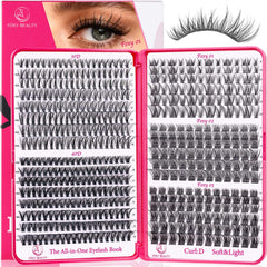 CCODDY lash clusters 536pcs packaging shows value for DIY lash looks
