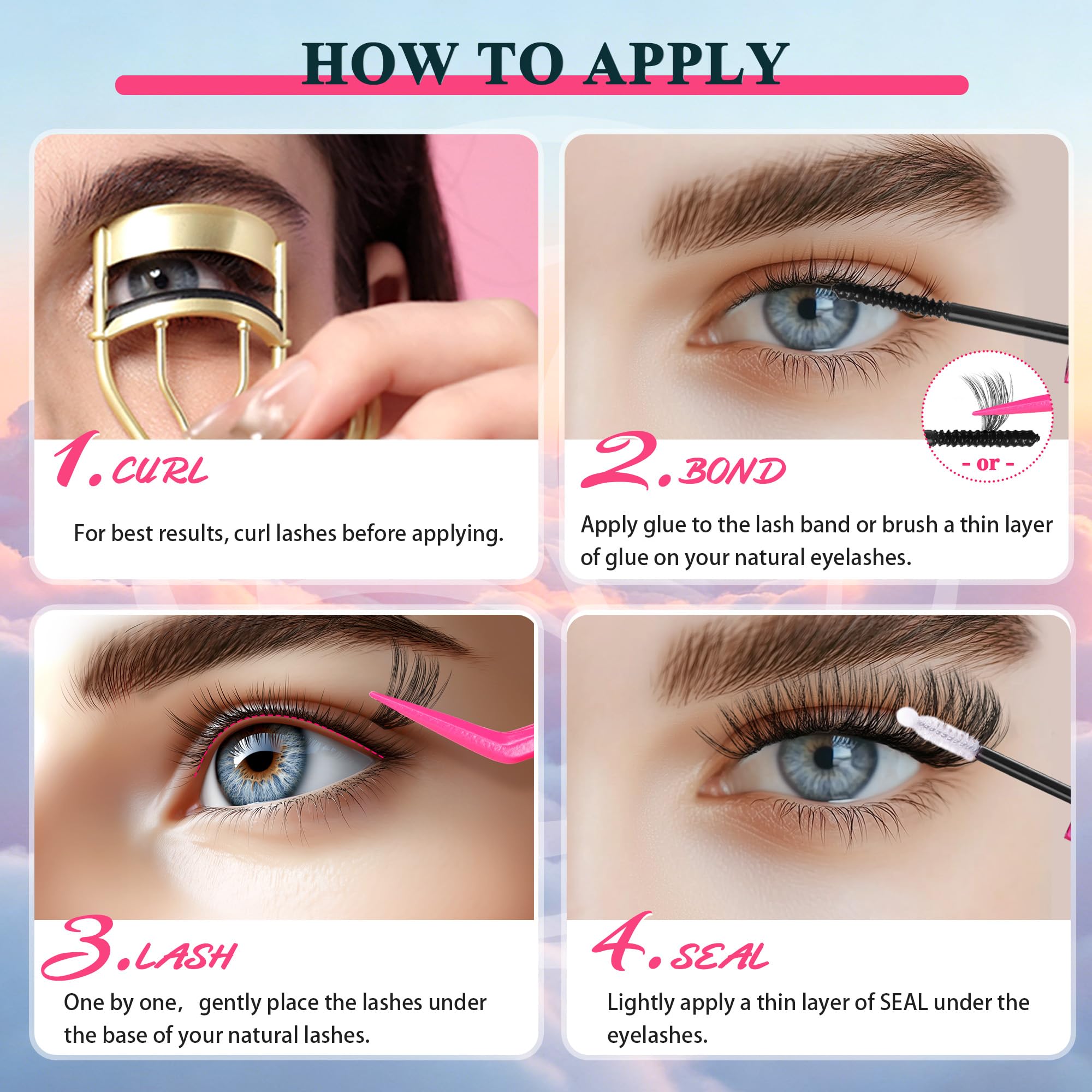 CCODDY lash clusters offer salon-like results at home for value