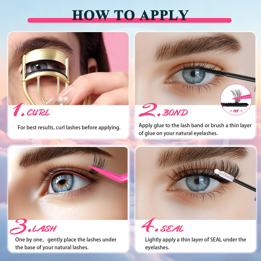 CCODDY lash clusters offer salon-like results at home for value