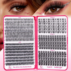 CCODDY lash clusters kit 536pcs for versatile at home lash styling