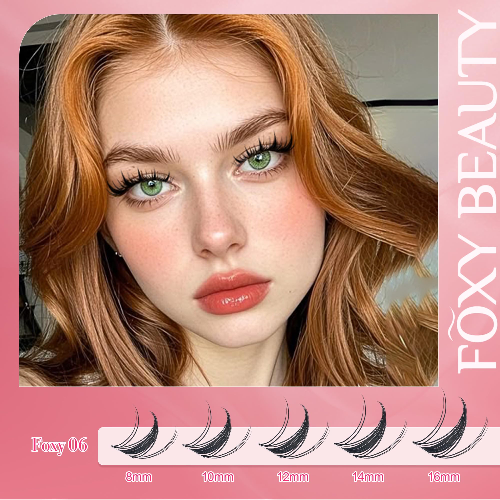 CCODDY lash clusters ultra-soft fibers for comfortable wear.