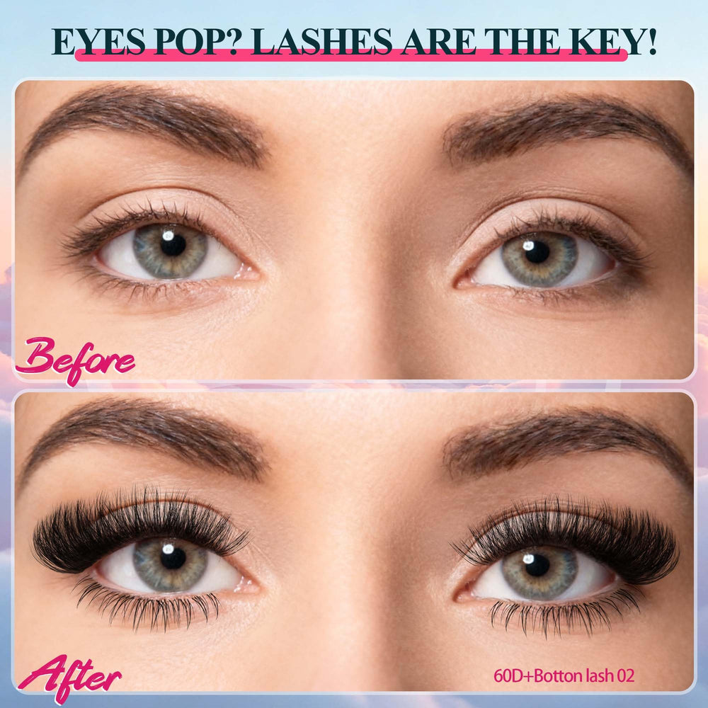 CCODDY lightweight lashes ideal for weddings, parties, or travel