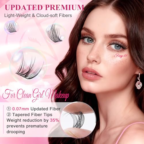CCODDY lashes 30D 40D variety showing different lash styles