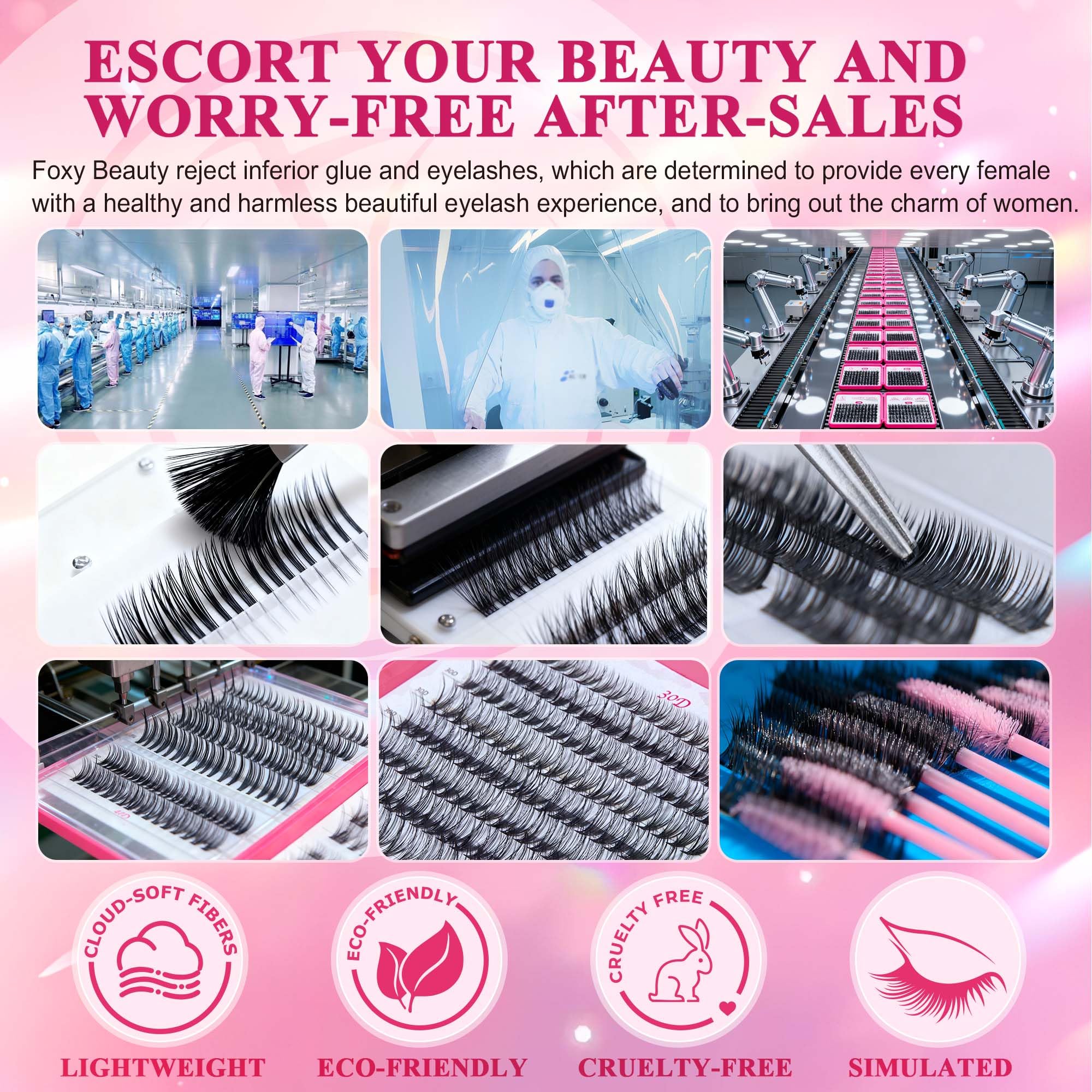 CCODDY value pack five styles with 8-16 mm lengths for customization