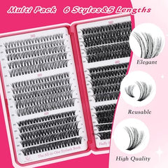 CCODDY wispy lash clusters 20D for natural-looking volume