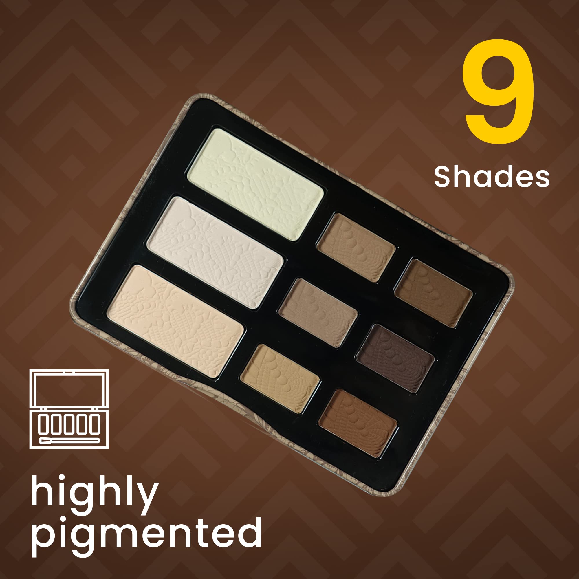 Ccolor Matte Natural neutrals provide easy-blend transition shades for seamless eyelid gradients.