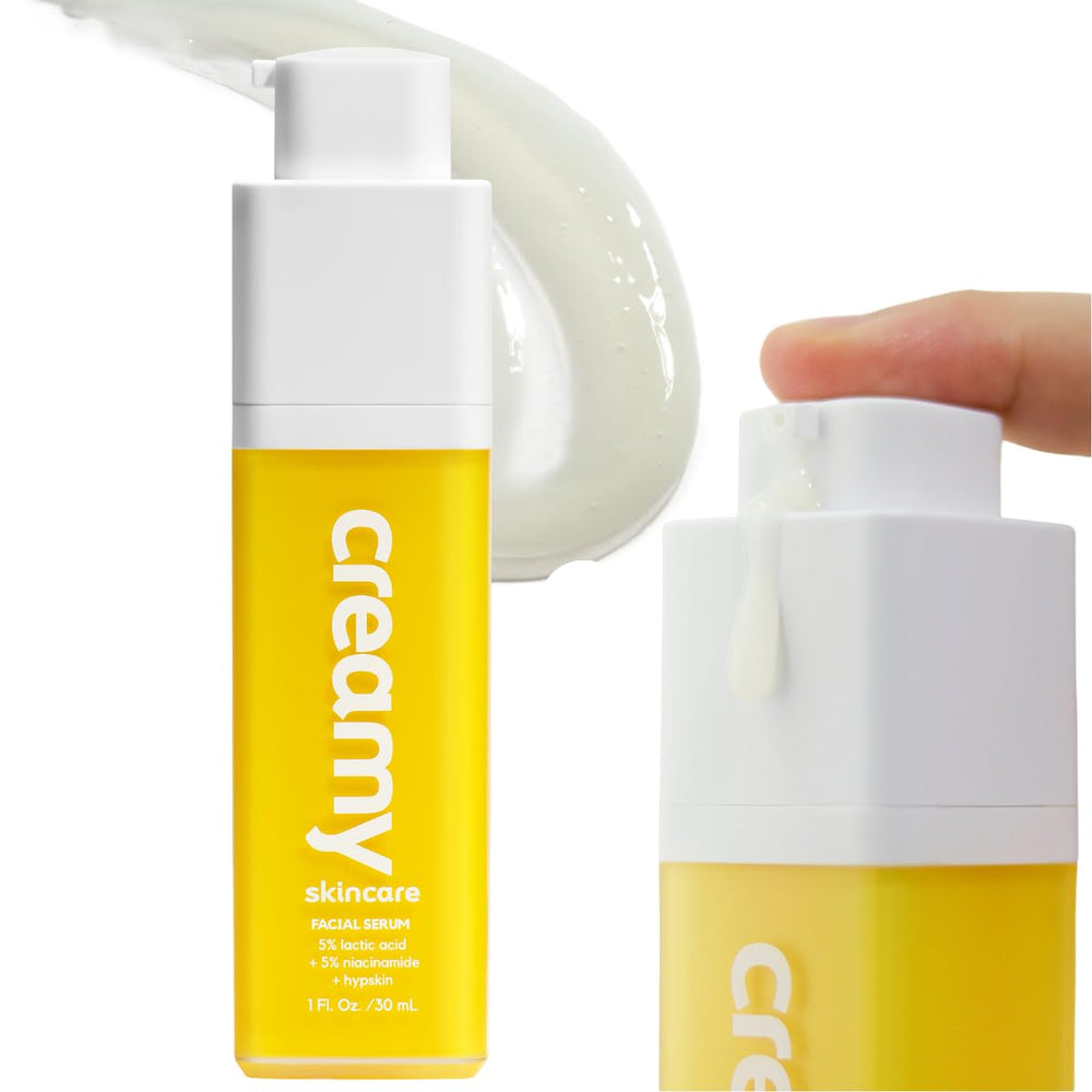 C Creamy Skincare step-by-step application on clean skin