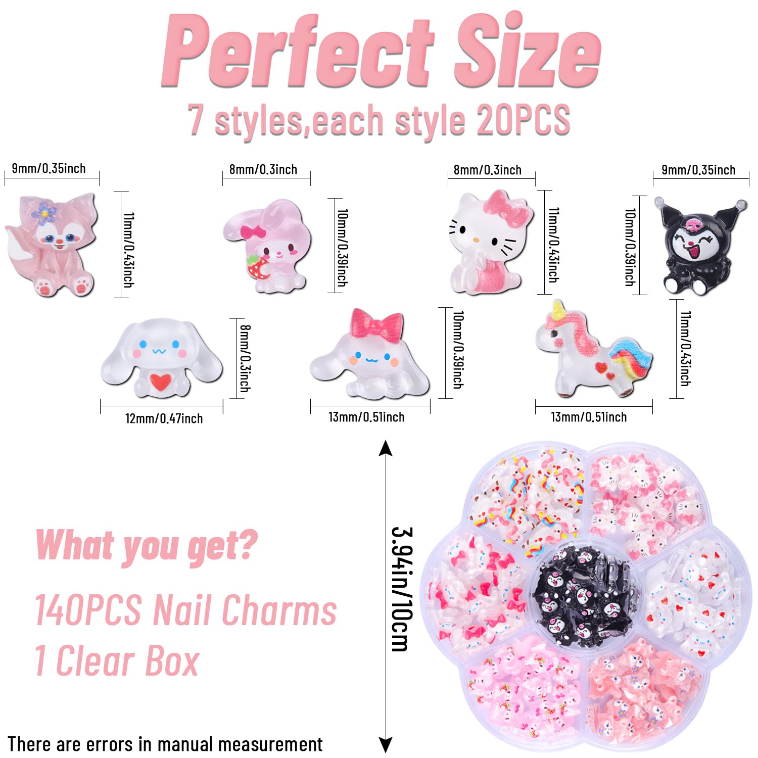 CDBOVID 3D slime charm style B for playful DIY accents in nails and crafts